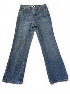 Levi’s Perfectly Slimming 512 Boot Cut Jeans Women’s Blue Stretch Denim